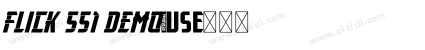 Flick SS1 DEMO字体转换